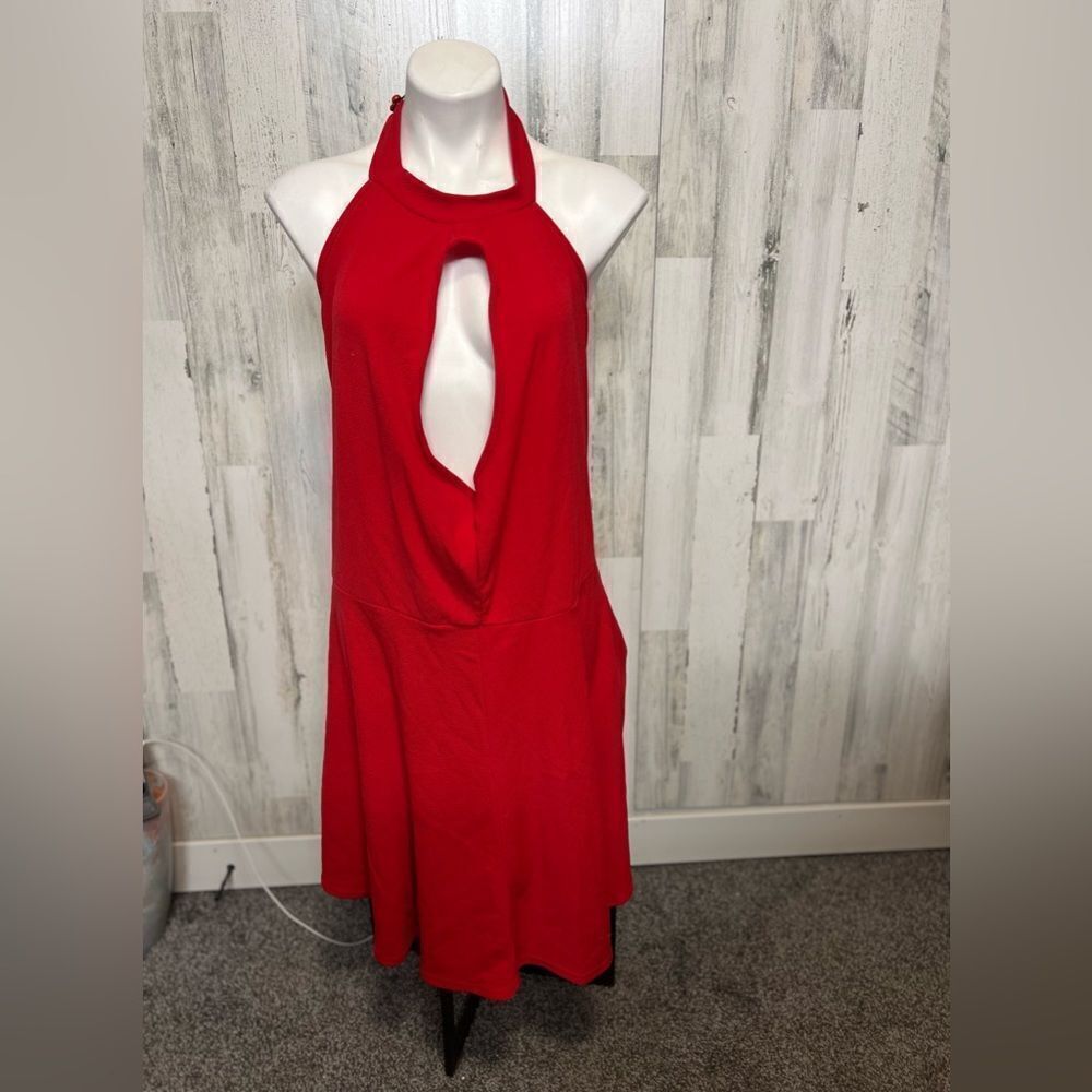 Red dress